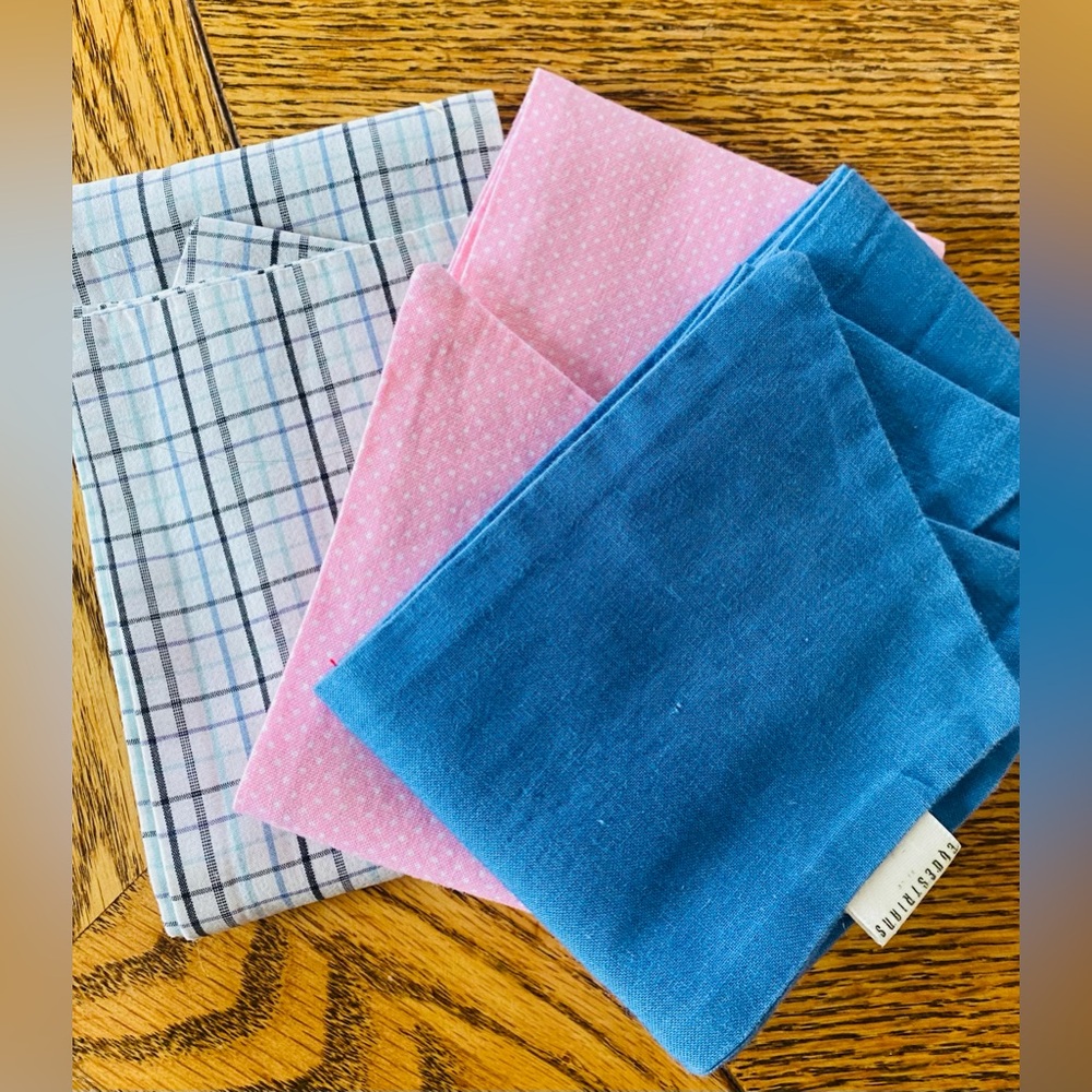 Pack of 3 shaped equestrian stock ties